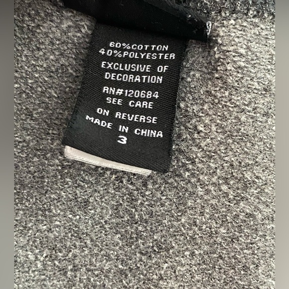 Torrid 3 Gray Zipper Side Sweatshirt - Picture 10 of 12